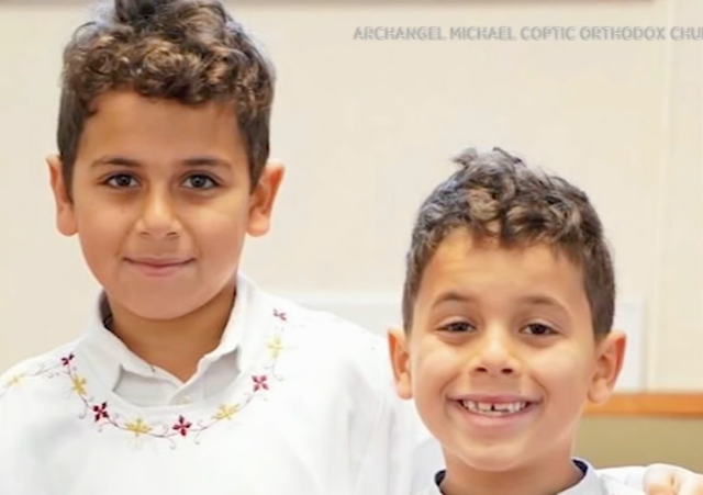 <p>Mark Iskander (left) and Jacob Iskander (right) were both killed after Rebecca Grossman plowed into them at a crosswalk in Los Angeles</p>